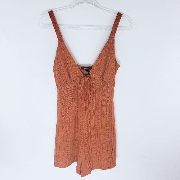 Forever 21 Rust Colored Short Romper - Picture 2 of 7